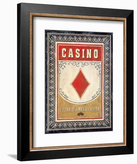 Casino Diamond-Angela Staehling-Framed Art Print