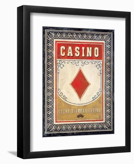 Casino Diamond-Angela Staehling-Framed Art Print