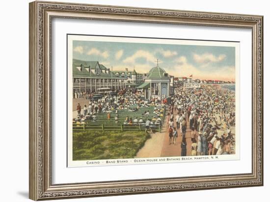 Casino, Hampton, New Hampshire-null-Framed Art Print