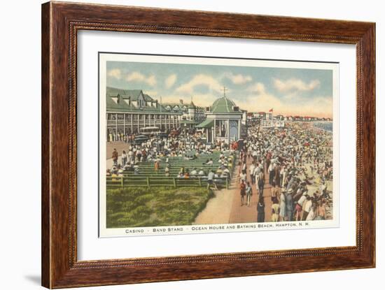 Casino, Hampton, New Hampshire-null-Framed Art Print