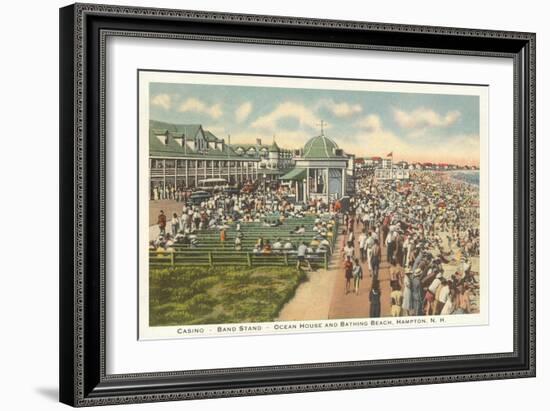 Casino, Hampton, New Hampshire-null-Framed Art Print