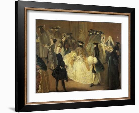 Casino (Il Ridott), Second Half of the 18th C-Pietro Longhi-Framed Giclee Print