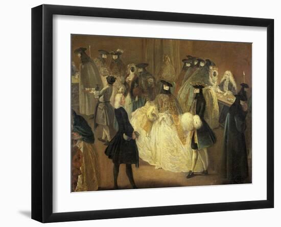 Casino (Il Ridott), Second Half of the 18th C-Pietro Longhi-Framed Giclee Print