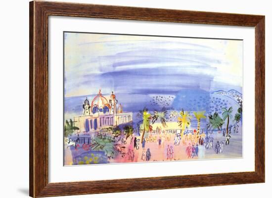 Casino in Nice-Raoul Dufy-Framed Art Print