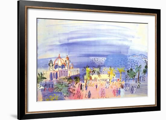 Casino in Nice-Raoul Dufy-Framed Art Print