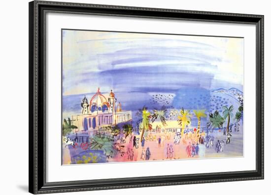 Casino in Nice-Raoul Dufy-Framed Art Print