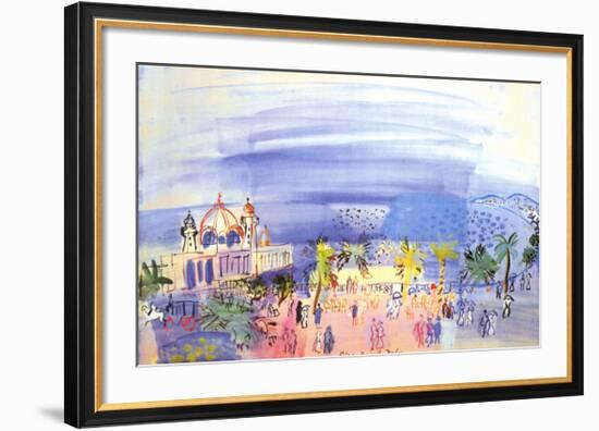 Casino in Nice-Raoul Dufy-Framed Art Print