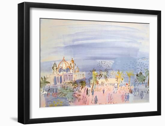 Casino in Nice-Raoul Dufy-Framed Art Print