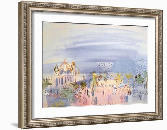 Casino in Nice-Raoul Dufy-Framed Art Print