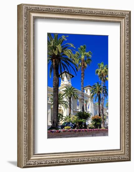 Casino in San Remo, Province of Imperia, Liguria, Italy-null-Framed Art Print