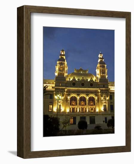 Casino, Monte Carlo, Principality of Monaco, Cote d'Azur, Mediterranean, Europe-Sergio Pitamitz-Framed Photographic Print