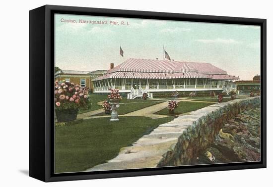 Casino, Narragansett Pier, Providence, Rhode Island-null-Framed Stretched Canvas