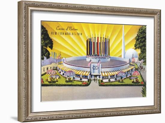 Casino of Nations, New York World's Fair-null-Framed Art Print