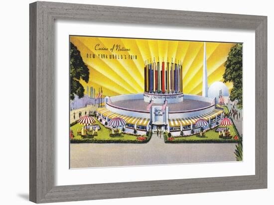 Casino of Nations, New York World's Fair-null-Framed Art Print