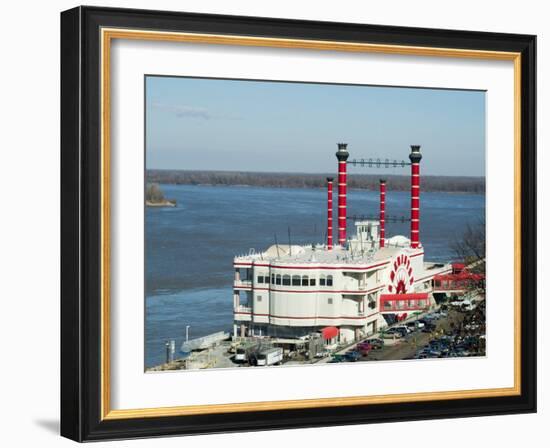 Casino on the Mississippi River, Vicksburg, Mississippi, USA-Ethel Davies-Framed Photographic Print