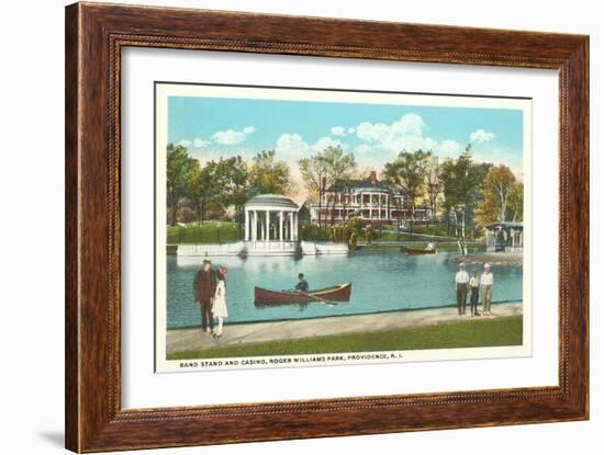 Casino, Roger Williams Park, Providence, Rhode Island-null-Framed Art Print