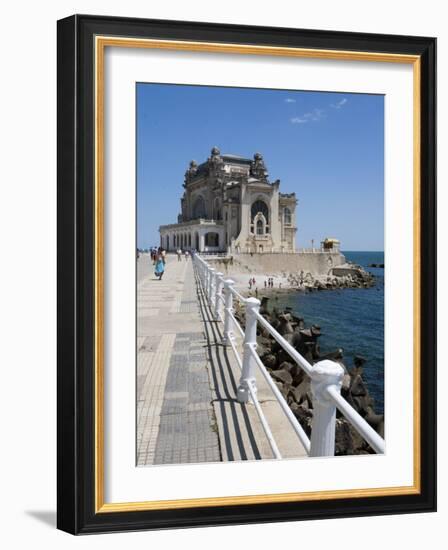 Casino, Waterfront Promenade, Constanta, Romania, Europe-Marco Cristofori-Framed Photographic Print