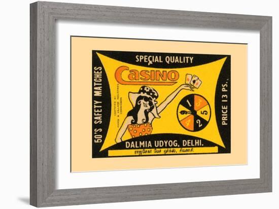 Casino-null-Framed Art Print