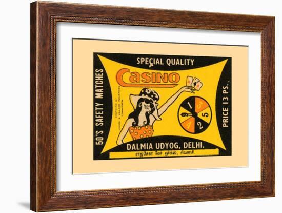 Casino-null-Framed Art Print