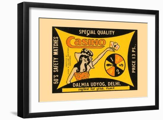 Casino-null-Framed Art Print