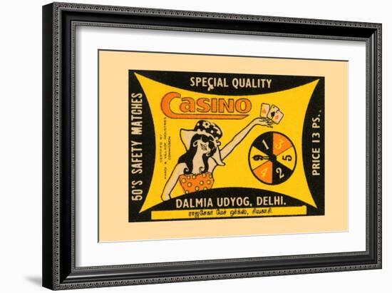 Casino-null-Framed Art Print