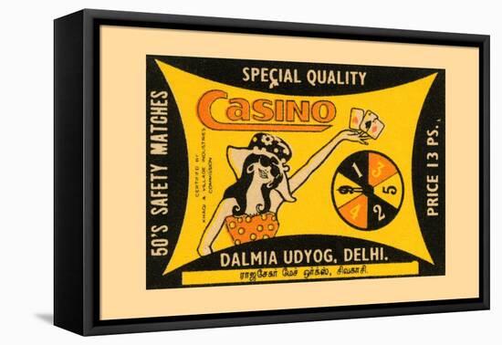 Casino-null-Framed Stretched Canvas