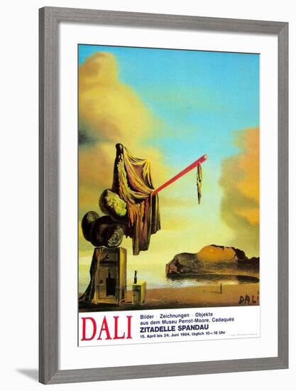 Casket at the Beach-Salvador Dalí-Framed Art Print