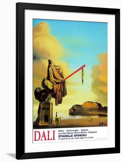 Casket at the Beach-Salvador Dalí-Framed Art Print