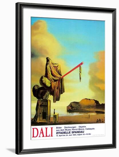 Casket at the Beach-Salvador Dalí-Framed Art Print