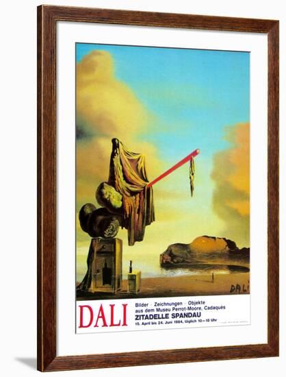 Casket at the Beach-Salvador Dalí-Framed Art Print