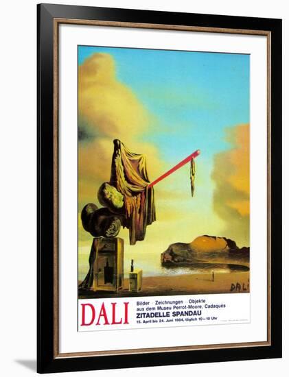 Casket at the Beach-Salvador Dalí-Framed Art Print