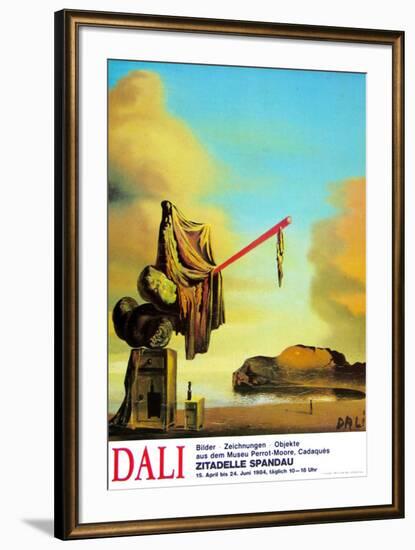 Casket at the Beach-Salvador Dalí-Framed Art Print