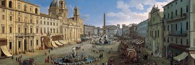 The Piazza Navona in Rome, 1699-Caspar Adriaensz van Wittel-Premier Image Canvas