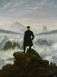 The Wanderer Above the Sea of Fog, 1818-Caspar David Friedrich-Premier Image Canvas