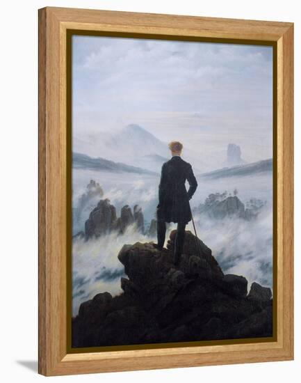 Caspar Friedrich Wanderer Above the Sea of Fog-null-Framed Stretched Canvas