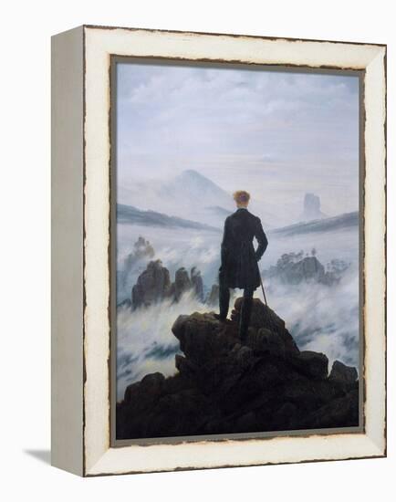 Caspar Friedrich Wanderer Above the Sea of Fog-null-Framed Stretched Canvas