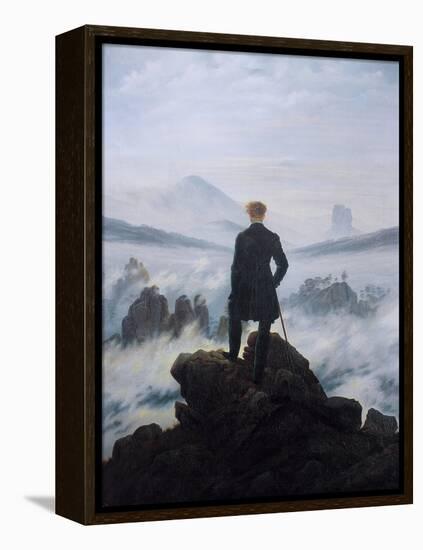 Caspar Friedrich Wanderer Above the Sea of Fog-null-Framed Stretched Canvas