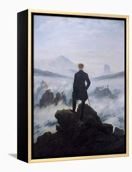 Caspar Friedrich Wanderer Above the Sea of Fog-null-Framed Stretched Canvas