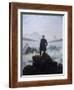 Caspar Friedrich Wanderer Above the Sea of Fog-null-Framed Art Print