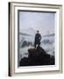 Caspar Friedrich Wanderer Above the Sea of Fog-null-Framed Art Print