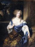Portrait of Queen Mary Stuart II (1662-1684) of England as Princess of Orange, 1676-Caspar Netscher-Giclee Print