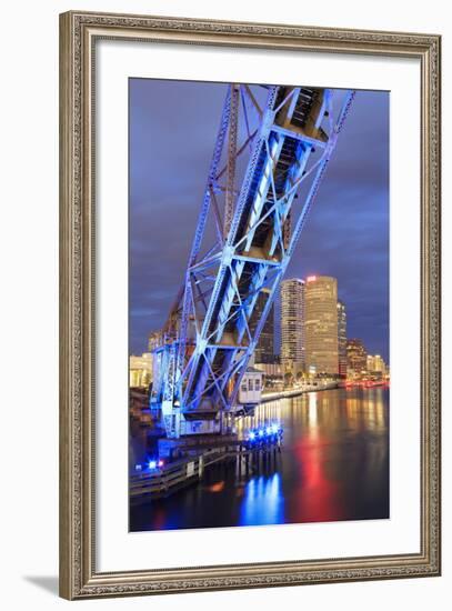 Cass Street Bridge over the Hillsborough River-Richard Cummins-Framed Photographic Print