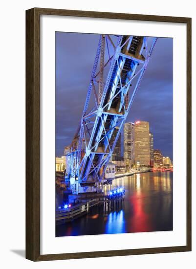 Cass Street Bridge over the Hillsborough River-Richard Cummins-Framed Photographic Print