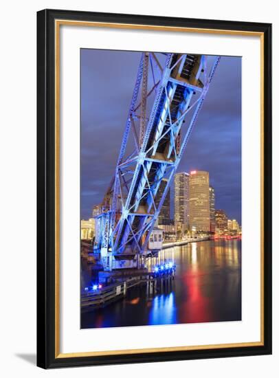 Cass Street Bridge over the Hillsborough River-Richard Cummins-Framed Photographic Print