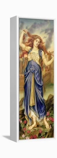 Cassandra, 1898-Evelyn De Morgan-Framed Premier Image Canvas