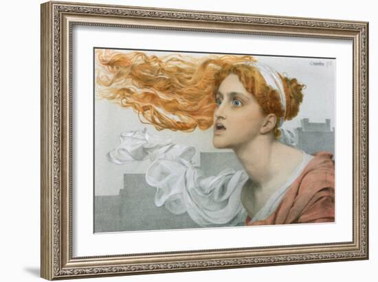 Cassandra (W/C on Paper)-Anthony Frederick Augustus Sandys-Framed Giclee Print