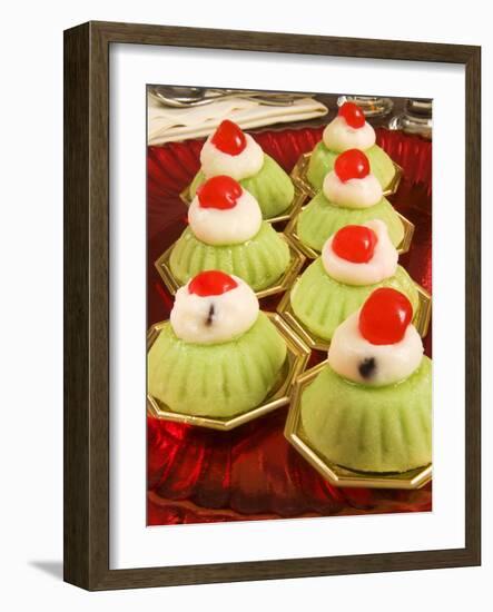 Cassata Siciliana, a Traditional Cake Covered in Marzipan, Sicily, Italy, Europe-null-Framed Photographic Print