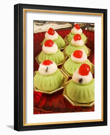 Cassata Siciliana, a Traditional Cake Covered in Marzipan, Sicily, Italy, Europe-null-Framed Photographic Print