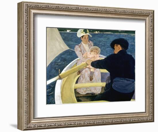 Cassatt: Boating, 1893-4-Mary Cassatt-Framed Giclee Print