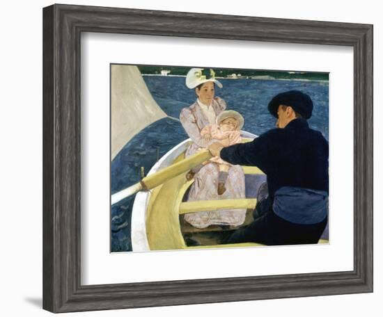 Cassatt: Boating, 1893-4-Mary Cassatt-Framed Giclee Print